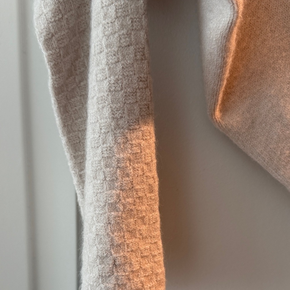 Jaki Cream Asymmetrical Cozy Poncho Sweater - Picture 2 of 11